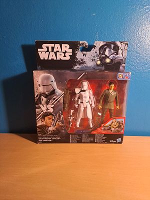 Starwars Rogue One containing figures, Snow Trooper Officer and Poe Dameron