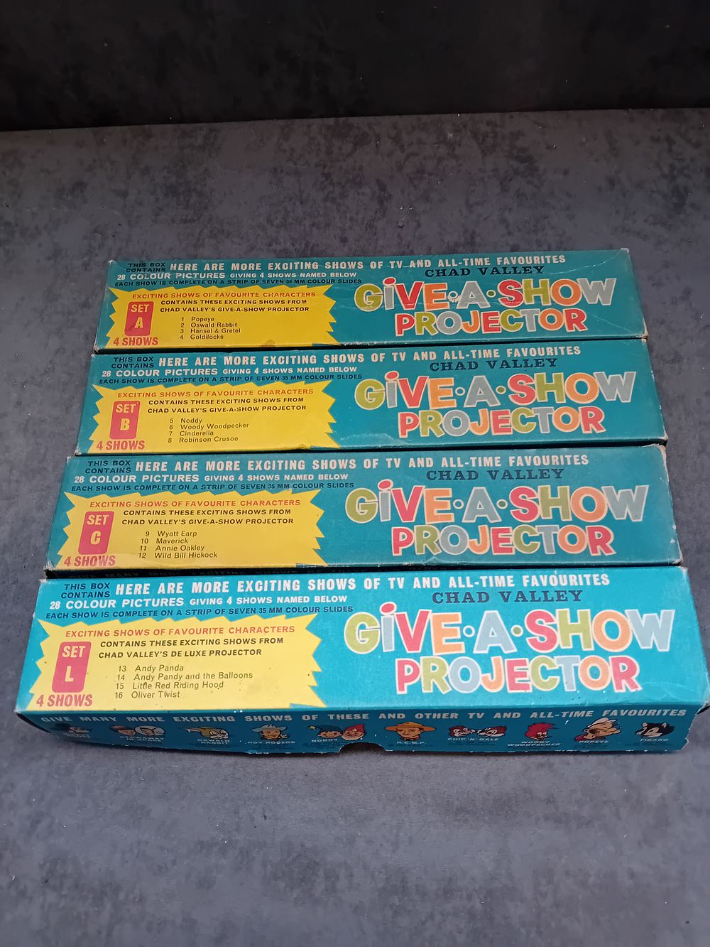 Lot 622: Lot of 4 Chad Valley Give A Show...