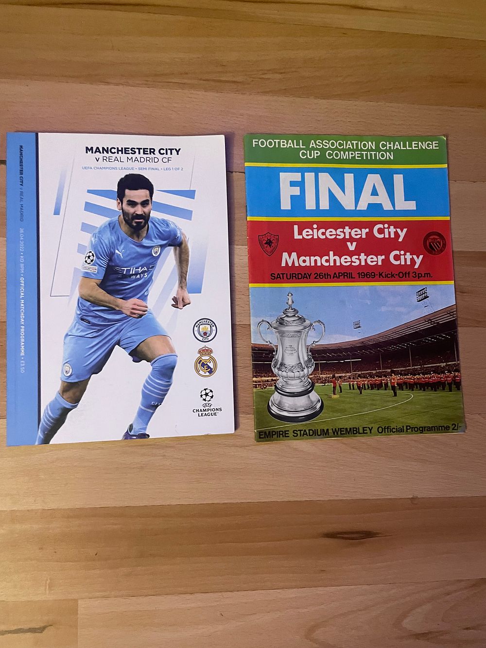 Lot 791: Manchester City match day programmes 