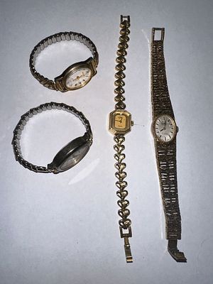 Mixed Lot of 4 Ladies Wrist watches as pictured.