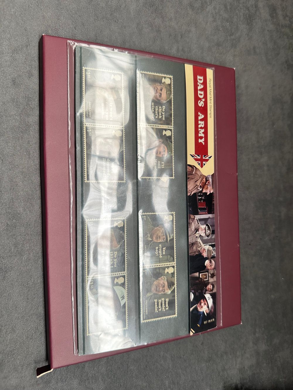Lot 343: Royal Mail mint stamps dads army collection as pictured