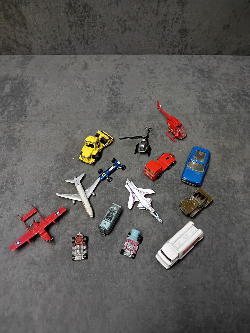 Lot 401: Mixed lot of diecasts played with condition including...