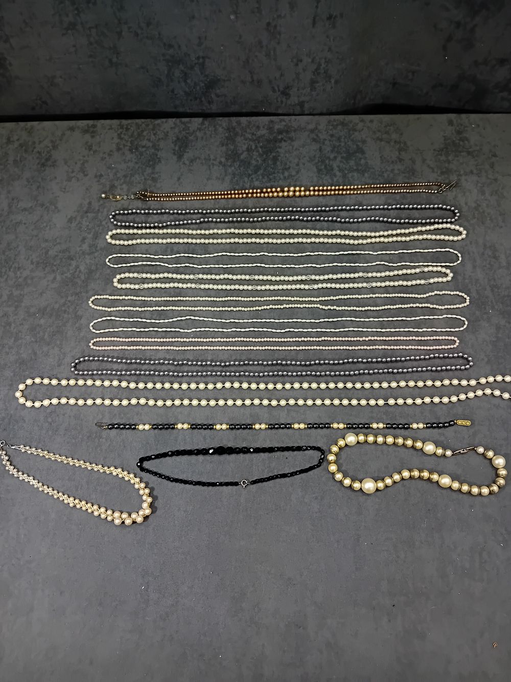 Lot 336: Mixed Lot of dress Jewelry Black, Silver and...