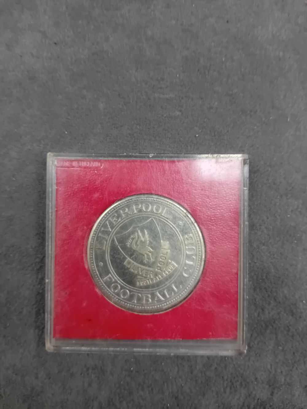 Lot 188: LIVERPOOL FC COIN - SHOWING ALL TITLES WON...