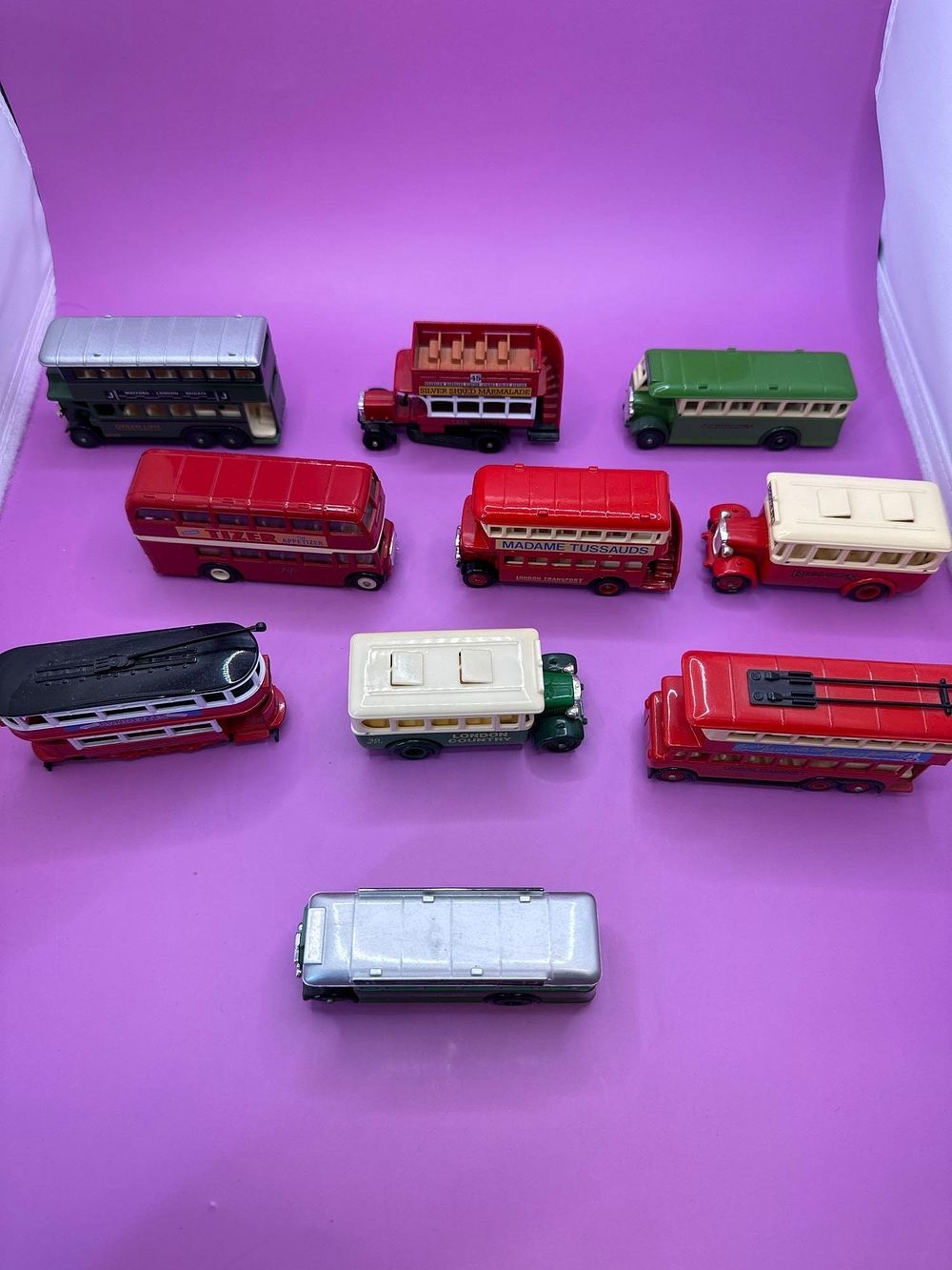 Lot 225: 10 X Lledo Days Gone Busses As Pictured...