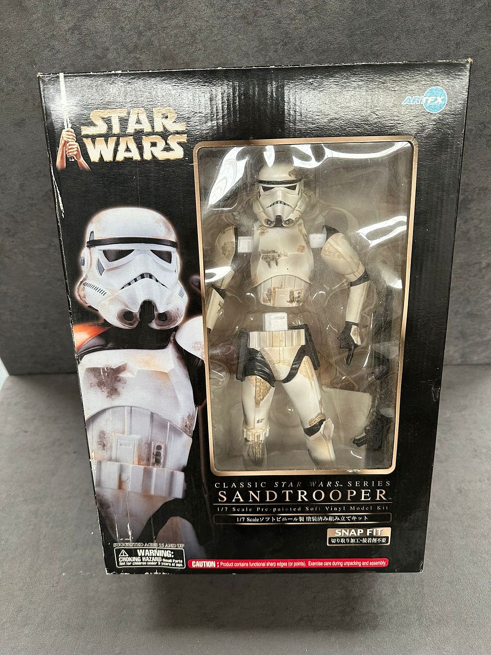 Lot 523: Rare Kotobukiya Art FX Star Wars Series Snap...