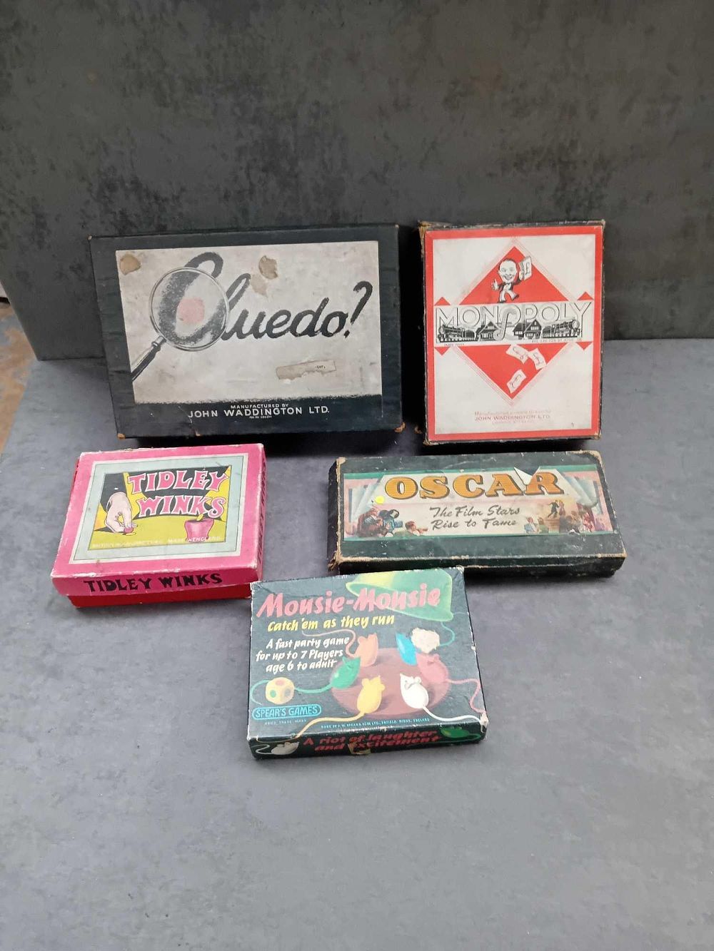 Lot 535: 5 x vintage board games 1 x monopoly...