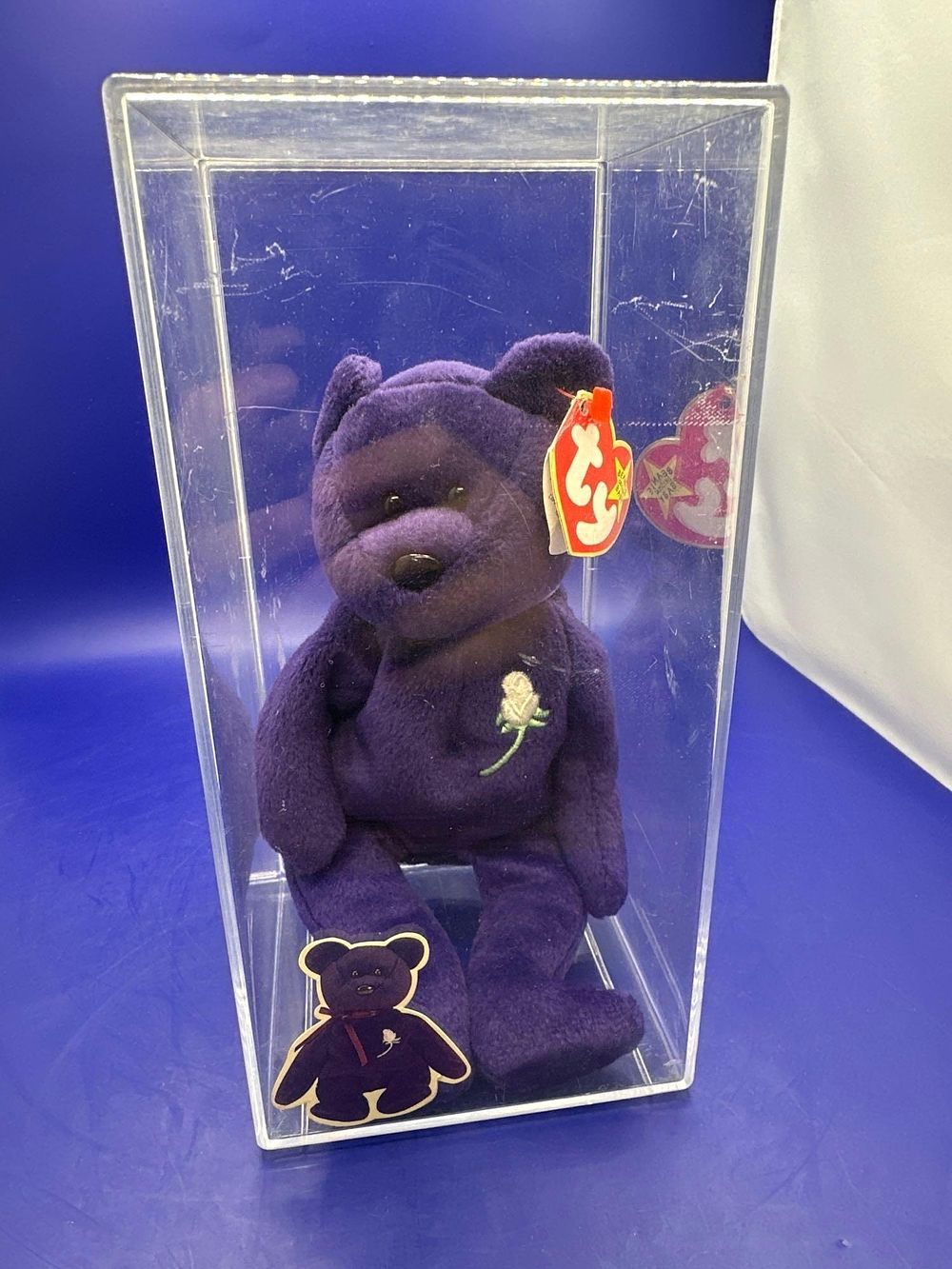 Lot 295: TY Beanie Baby Bear Princess hand made in...