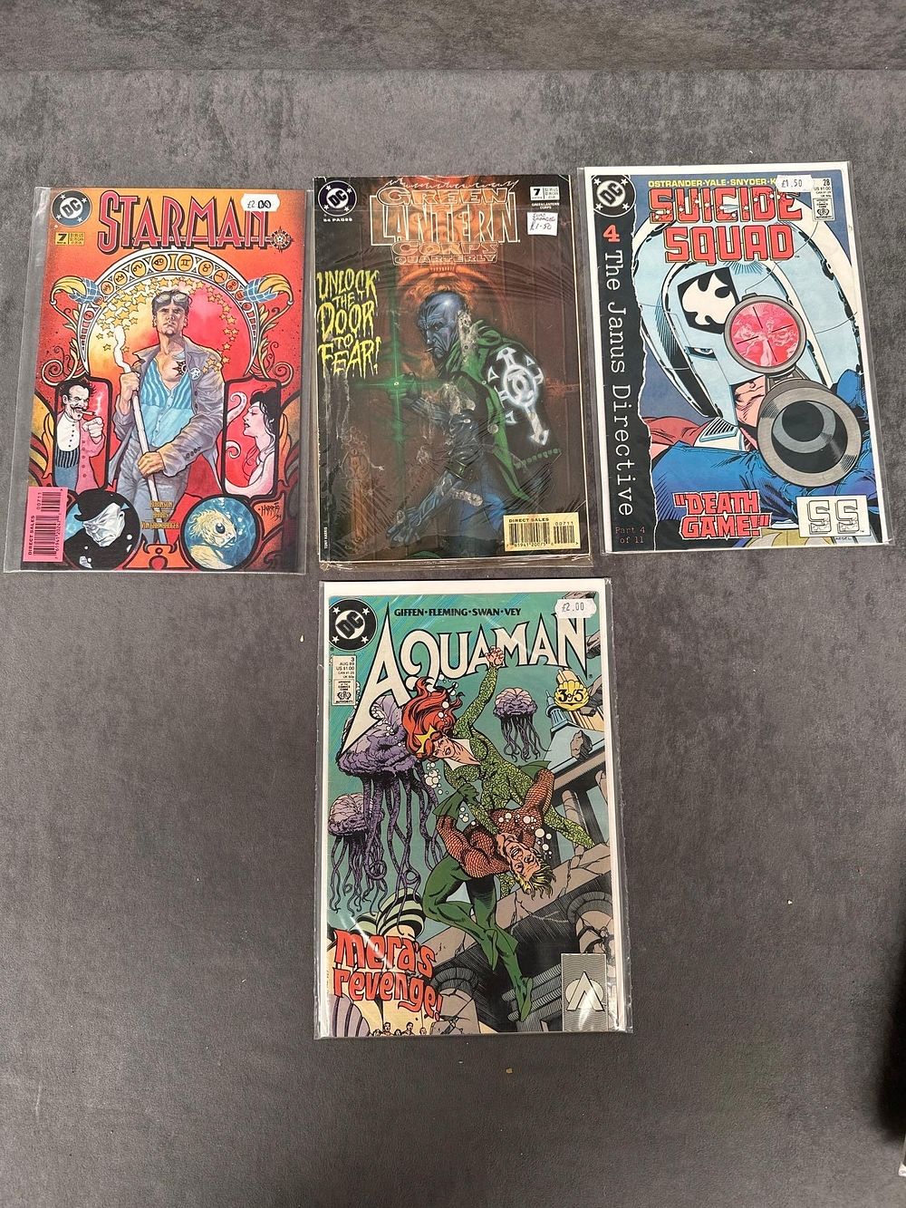 Lot 628: 4 issues of DC Comics, including two early...