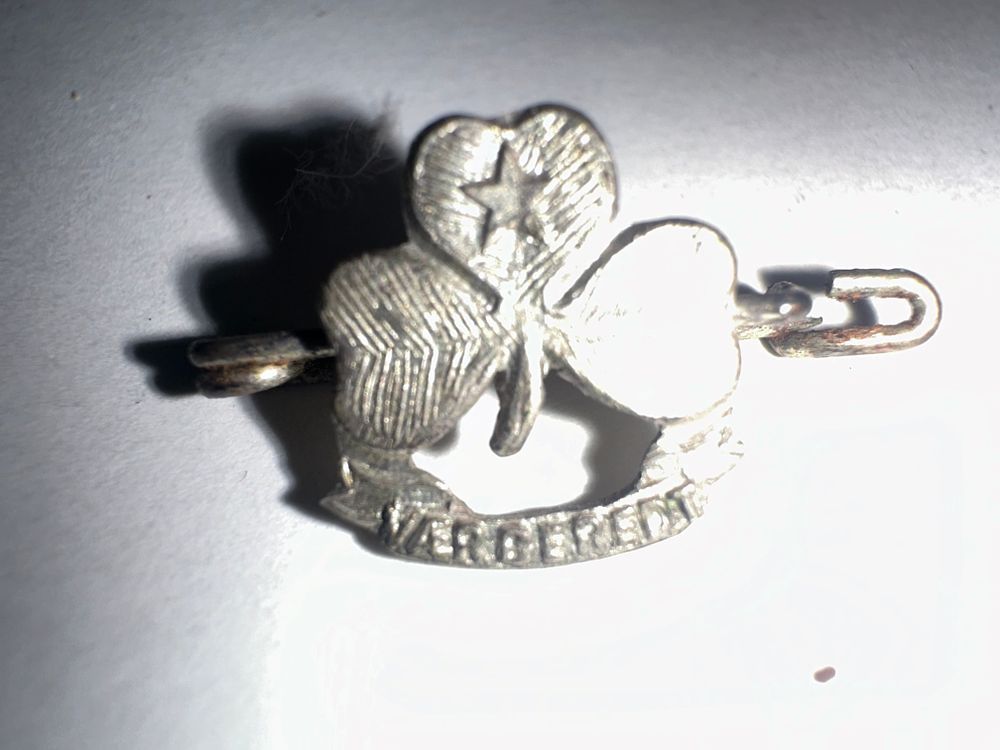 Lot 356: Rare Danish girl guides badge from 1950s  