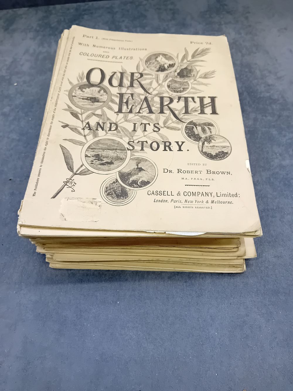 Lot 635: Rare find Our Earth and it's story by...