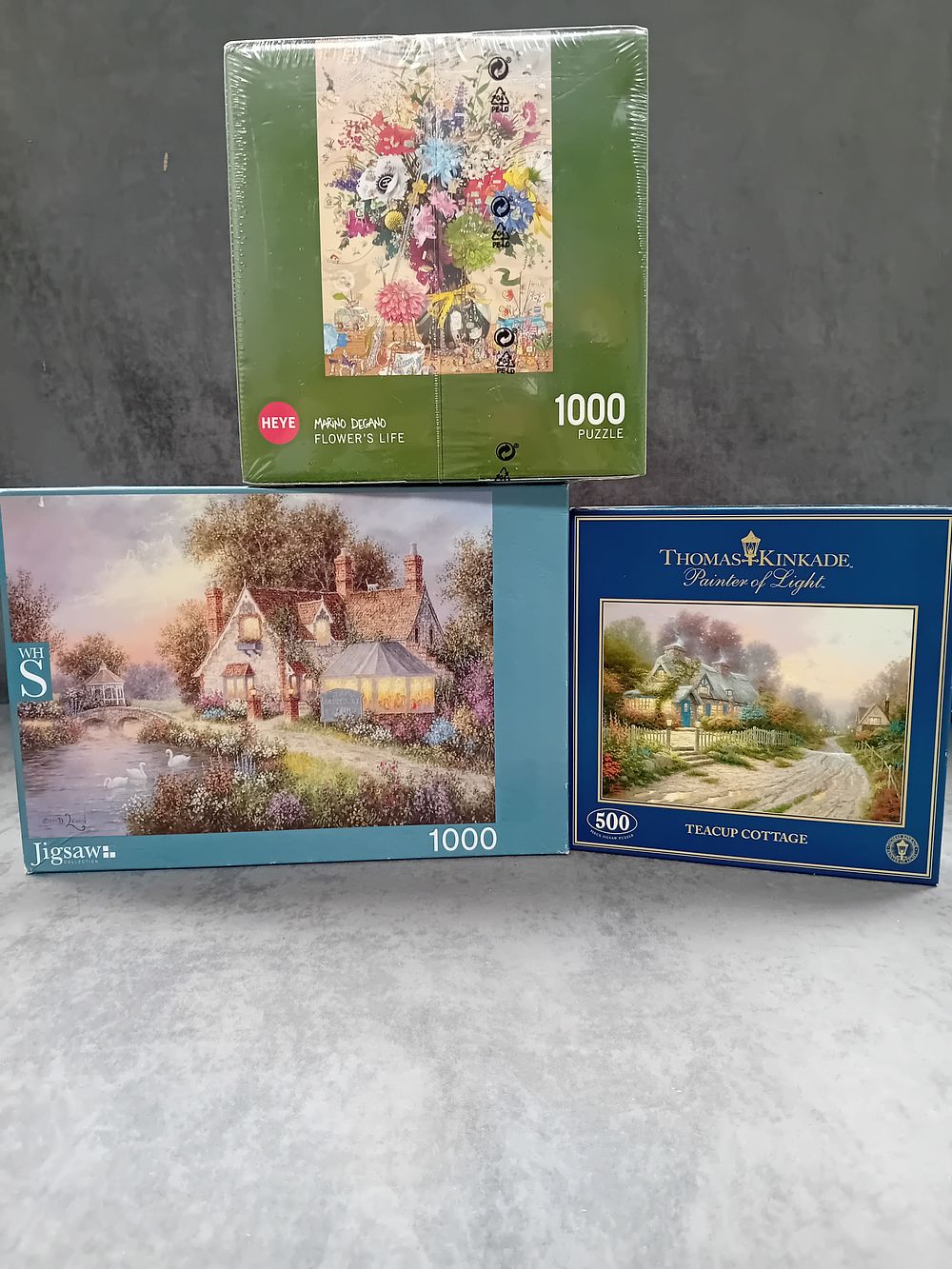 Lot 164: 3 x puzzles as pictured 1 has original...