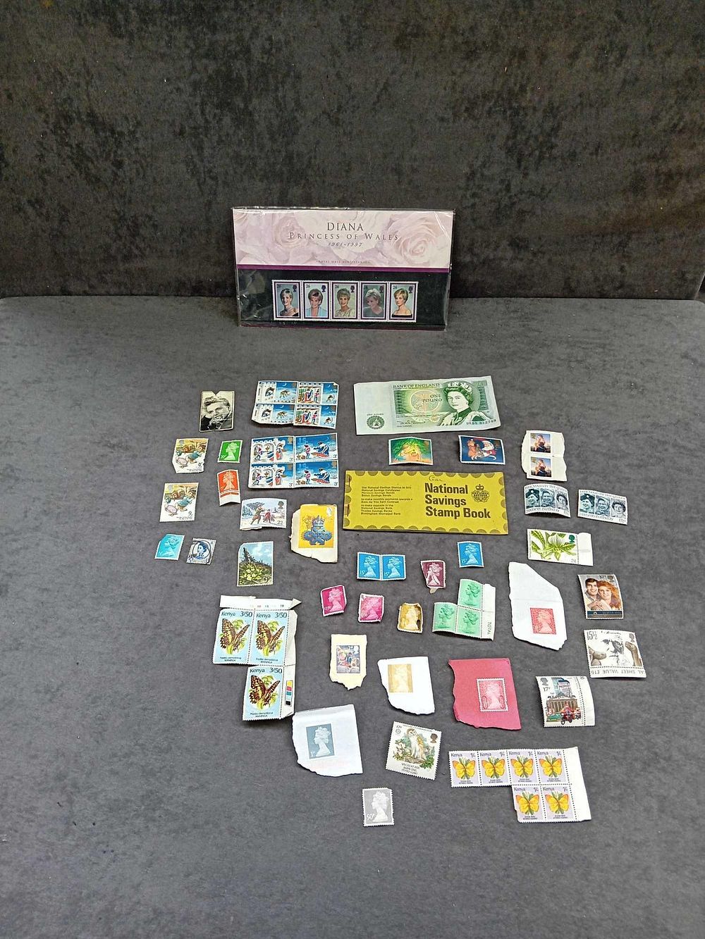 Lot 175: Collection of stamps Including Diana Princess of Wales...