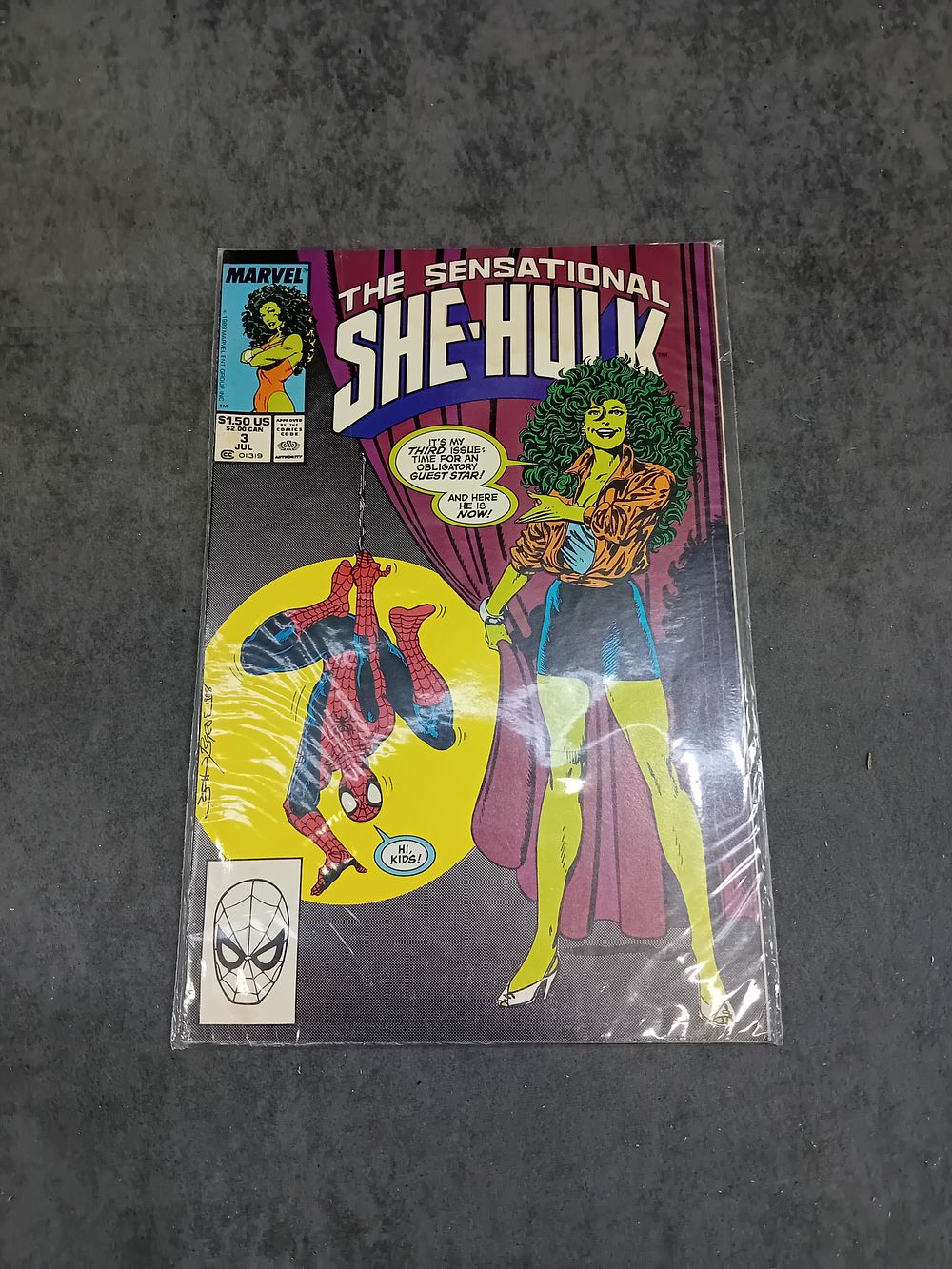 Lot 638: The Sensational She Hulk 1989 issue 3