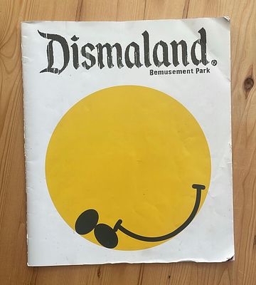 Rare Banksy Dismaland Program from Weston Super Mare