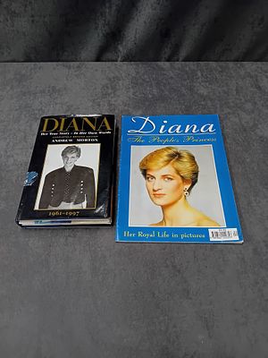 Mixed lot of Royal Memorabilia 
Dianna Book Her Story 
The Peoples Princess Royal Life in Pictures