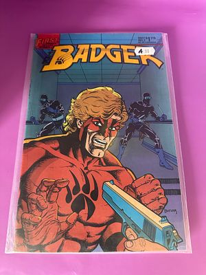 First Comics dux series the badger issue number five