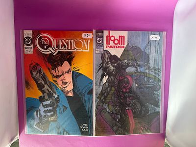 DC Comics the Question issue 35 and doom patrol issue 48