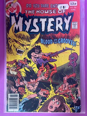 DC Comics, do you dare enter the house of mystery blood on the grooves issue number 269