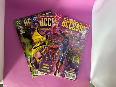 DC Comics3 issues of DC/Marvel access includes issue number one1996 and issues two and three 1997