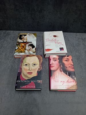 Four Jane Dunn hard back books, A very Close Conspiracy, Antonia White, Read My Heart 