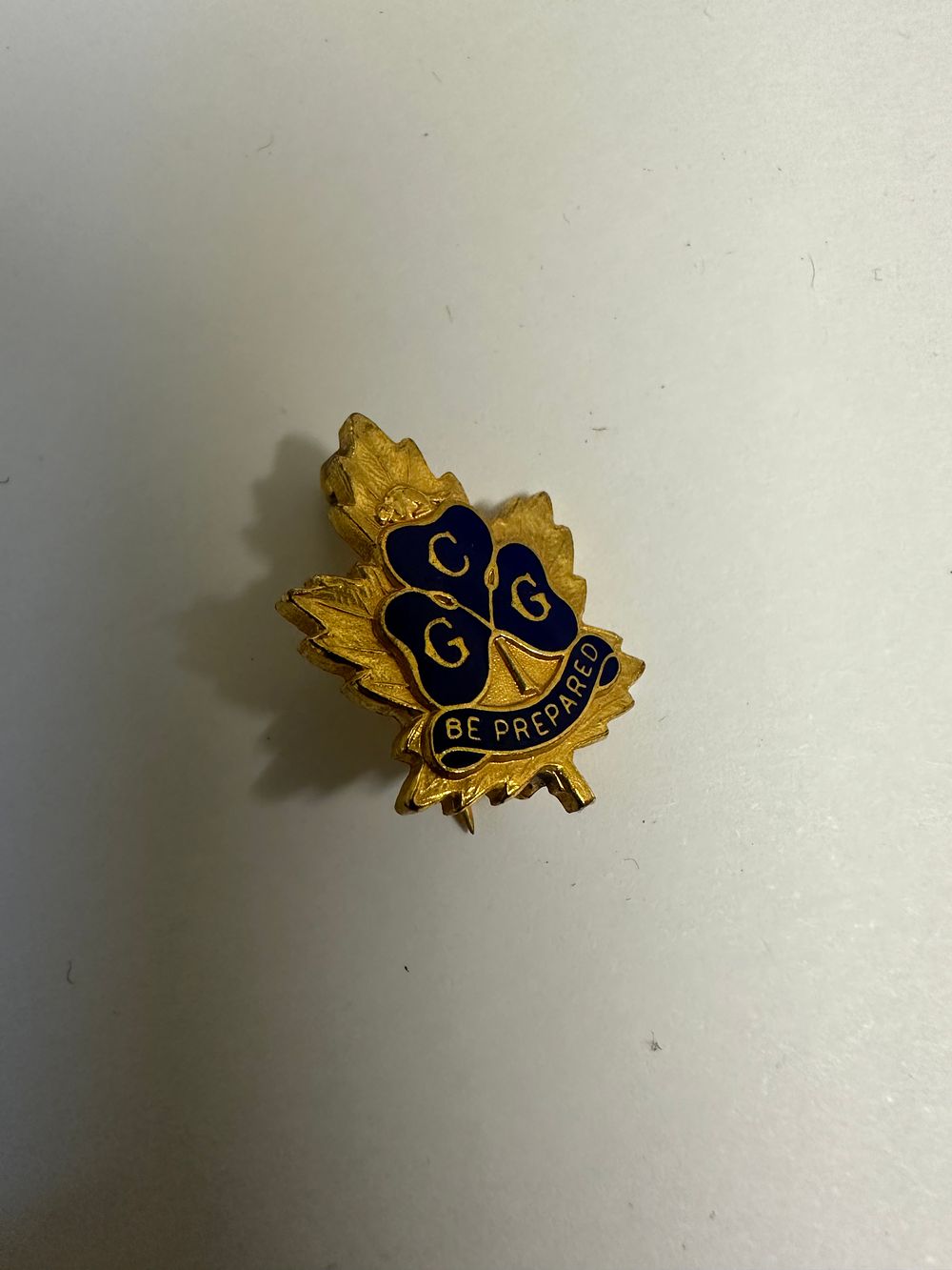 Lot 186: Enamel Pin badge, Vintage Canadian Girl Guides 