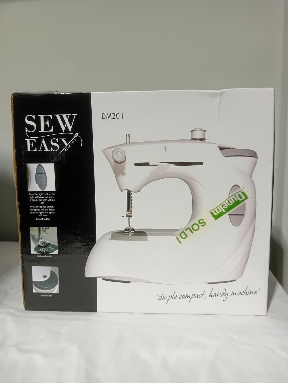 Lot 209: Sew Easy Dm201 compact sewing machine