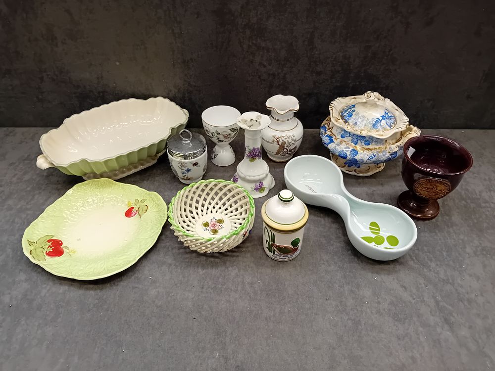 Lot 235: Mixed lot of chinaware as pictured