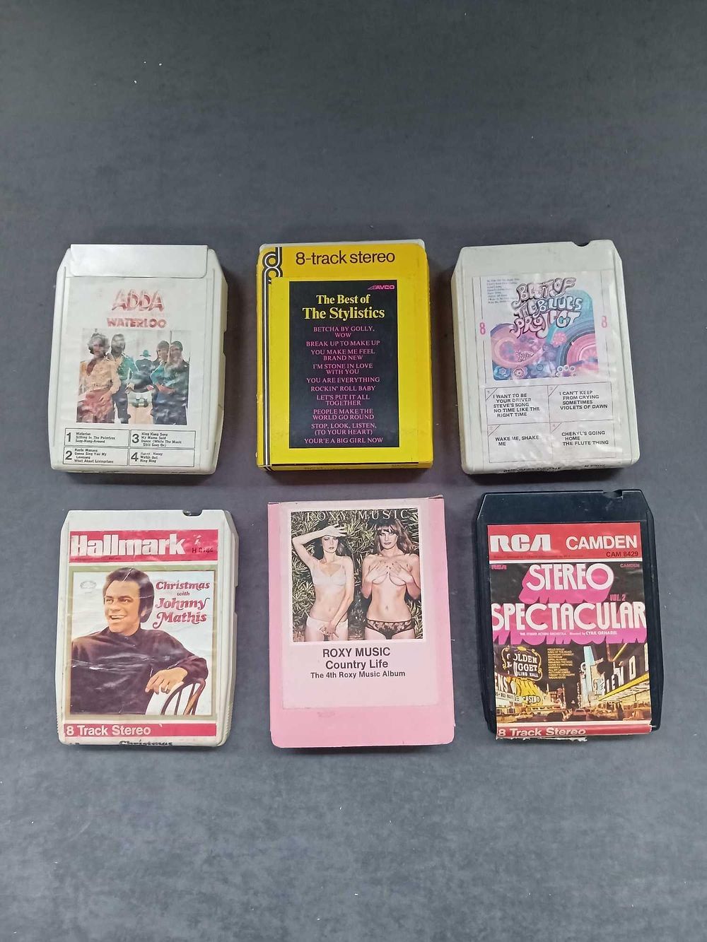 Lot 328: Mixed lot of 6 8 trach tapes this...