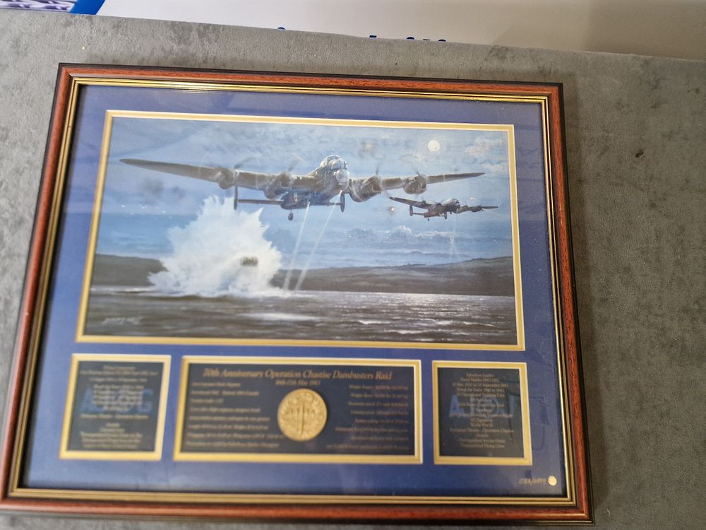 Lot 367: Lancaster Dambusters Commemorative Print Limited To 4999 Editions...