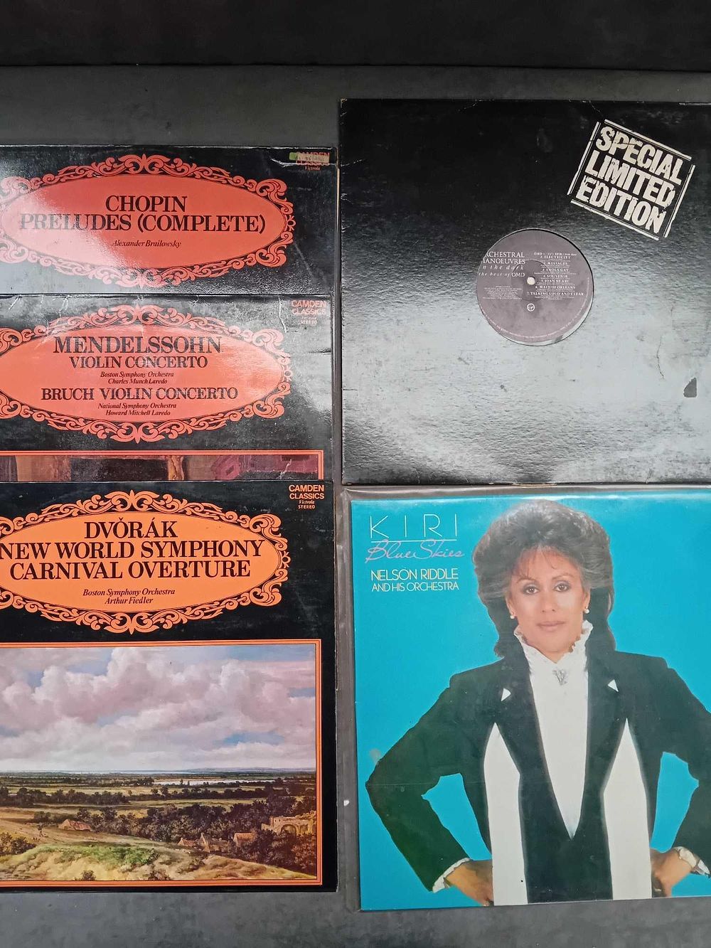 Lot 456: 5 x Records Chopin preludes (complete) Mendelssohn violin...