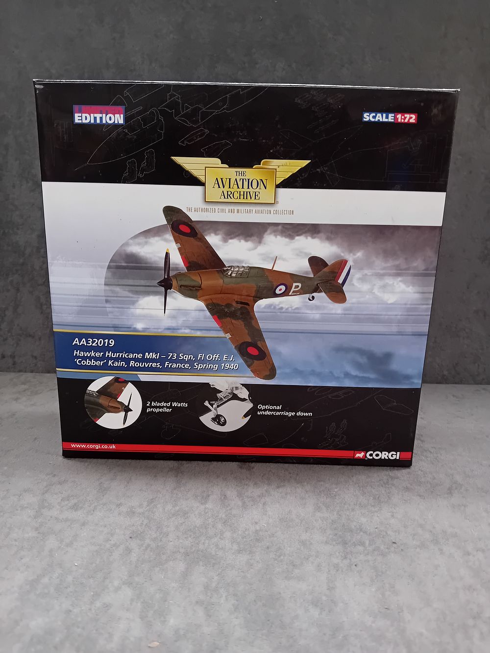 Lot 15: Corgi The Aviation Archive Limited Edition Hawker hurricane...