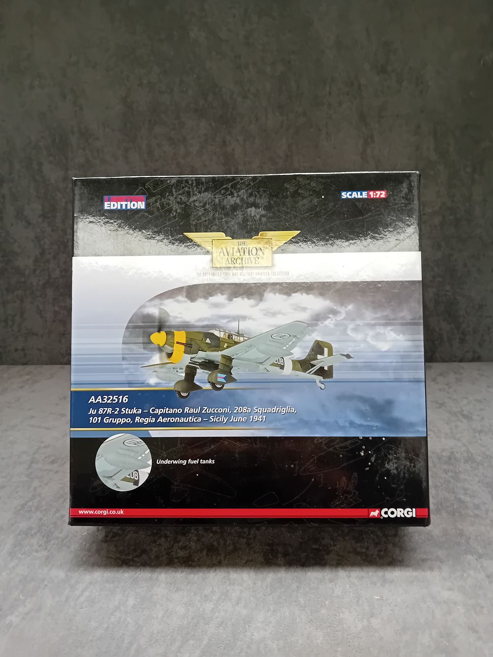 Lot 14: Corgi The Aviation Archive Limited Edition Ju 87R-2...