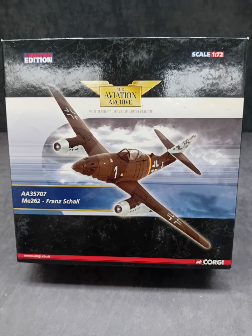 Lot 11: Corgi The Aviation Archive Limited Edition Me262 -...