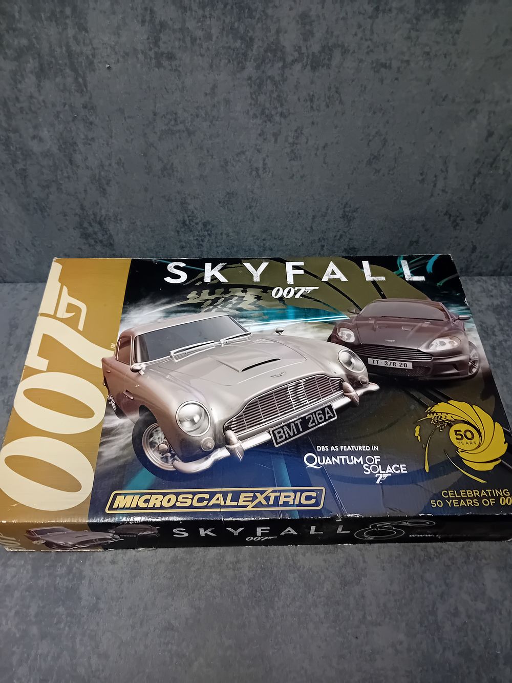 Lot 146: MicroScalextric Skyfall 007 in original box as pictured 