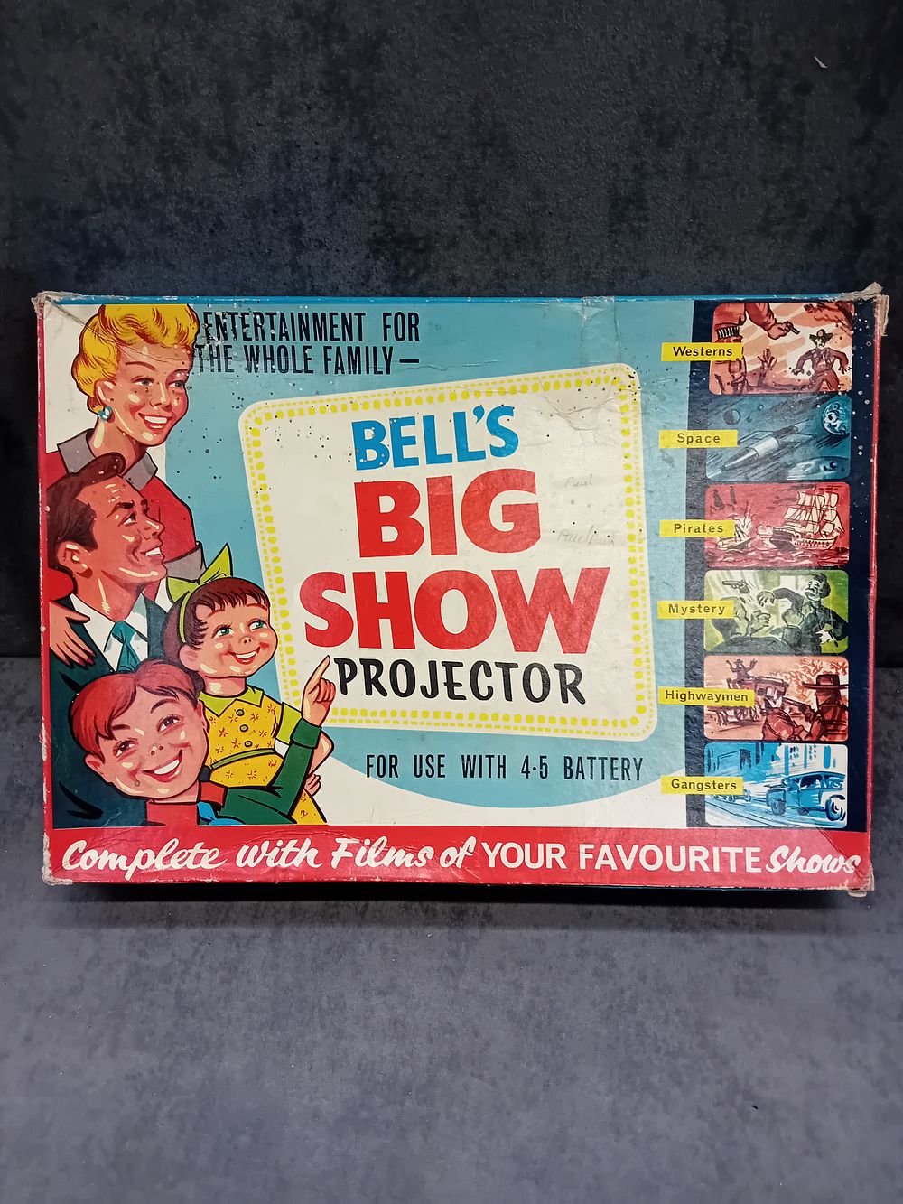 Lot 200: Bells Big Show Projector for usse with 4.5v...