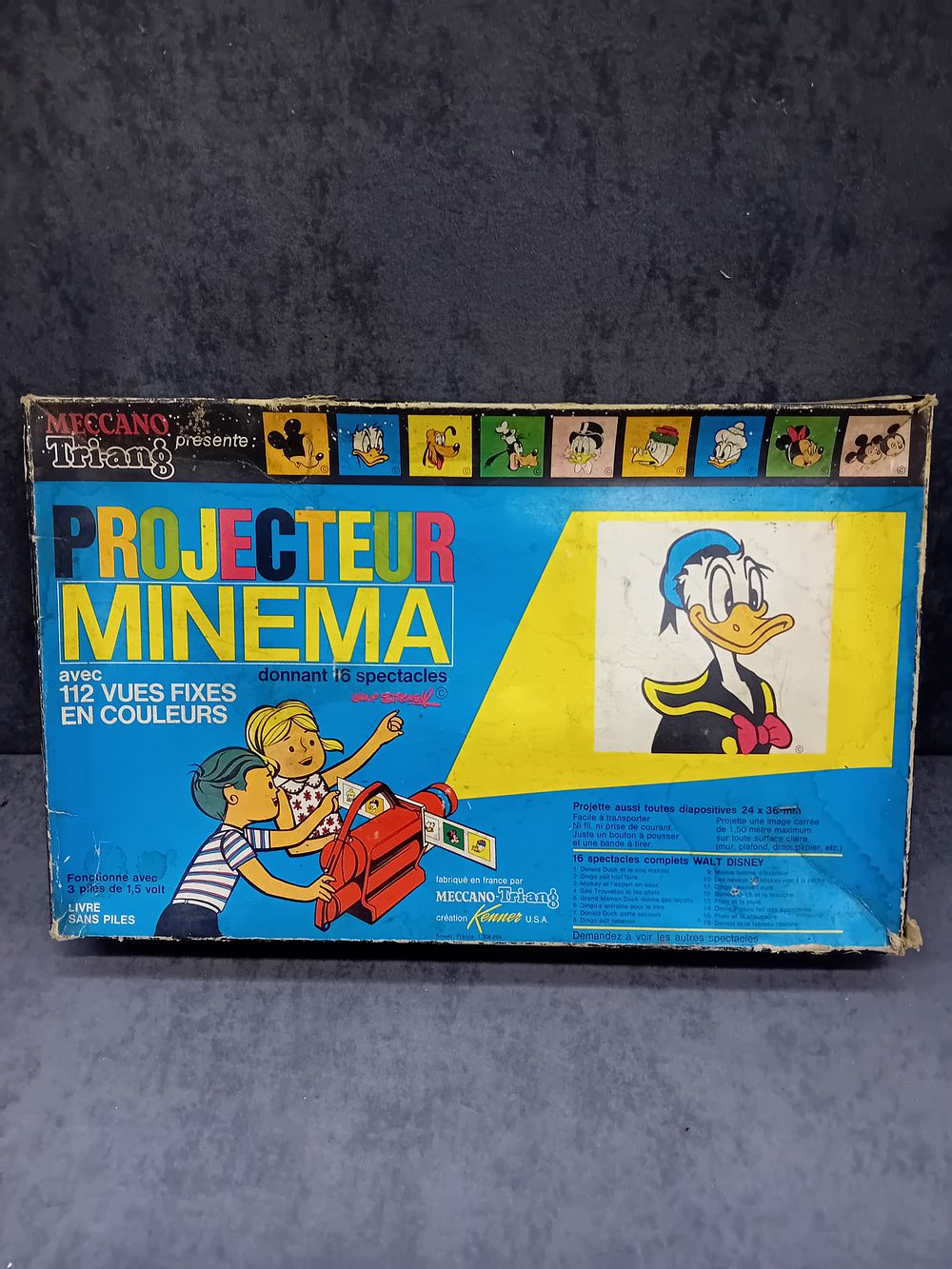 Lot 201: Meccano Tri-ang Projector Walt Disney in original box...