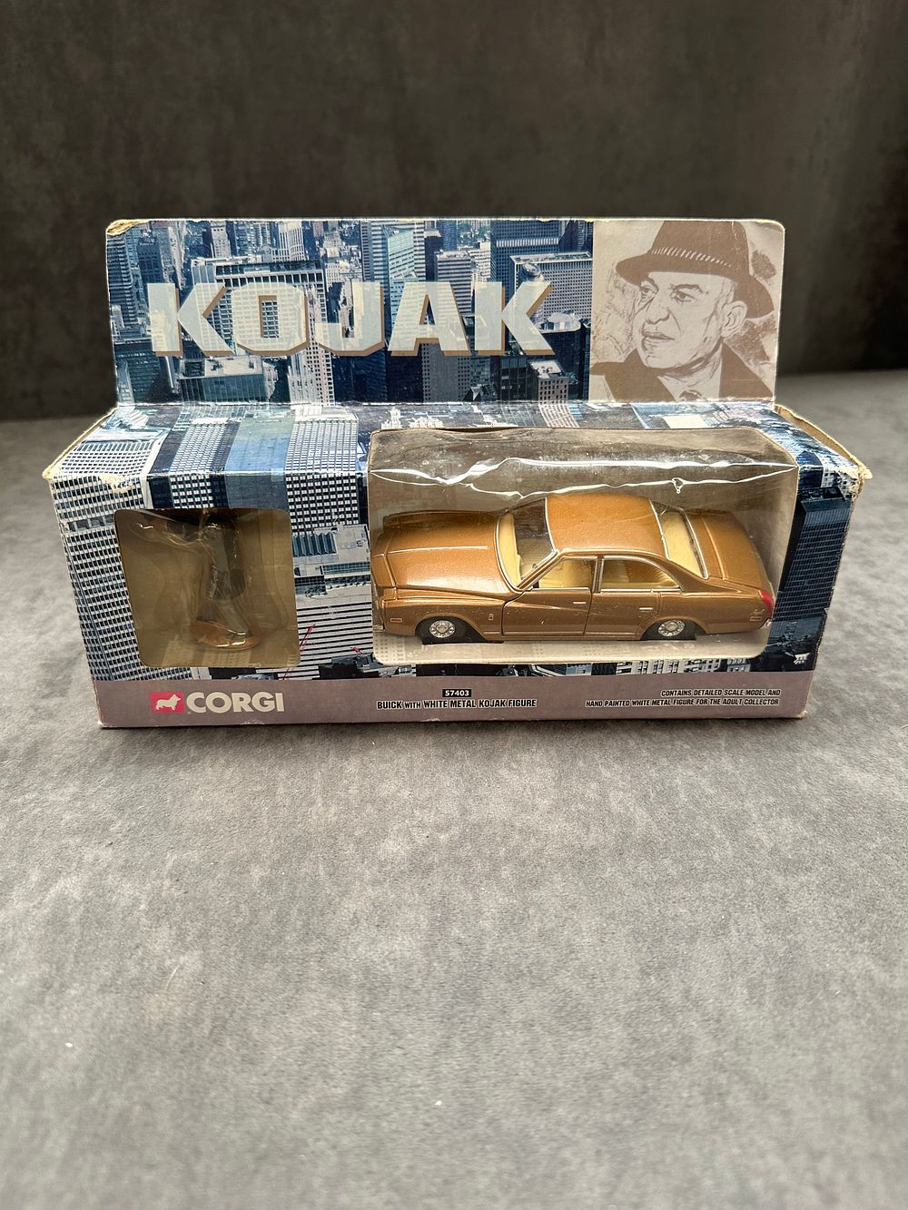 Lot 48: Corgi Kojak Buick with White Metal Figure 57403