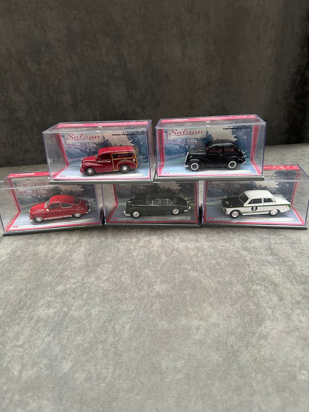Lot 43: 5 x Corgi Saloon cars this lot includes...