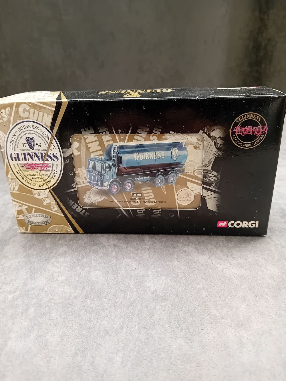 Lot 39: Corgi Guinness AEC MKV Mammoth Major Tanker 26701