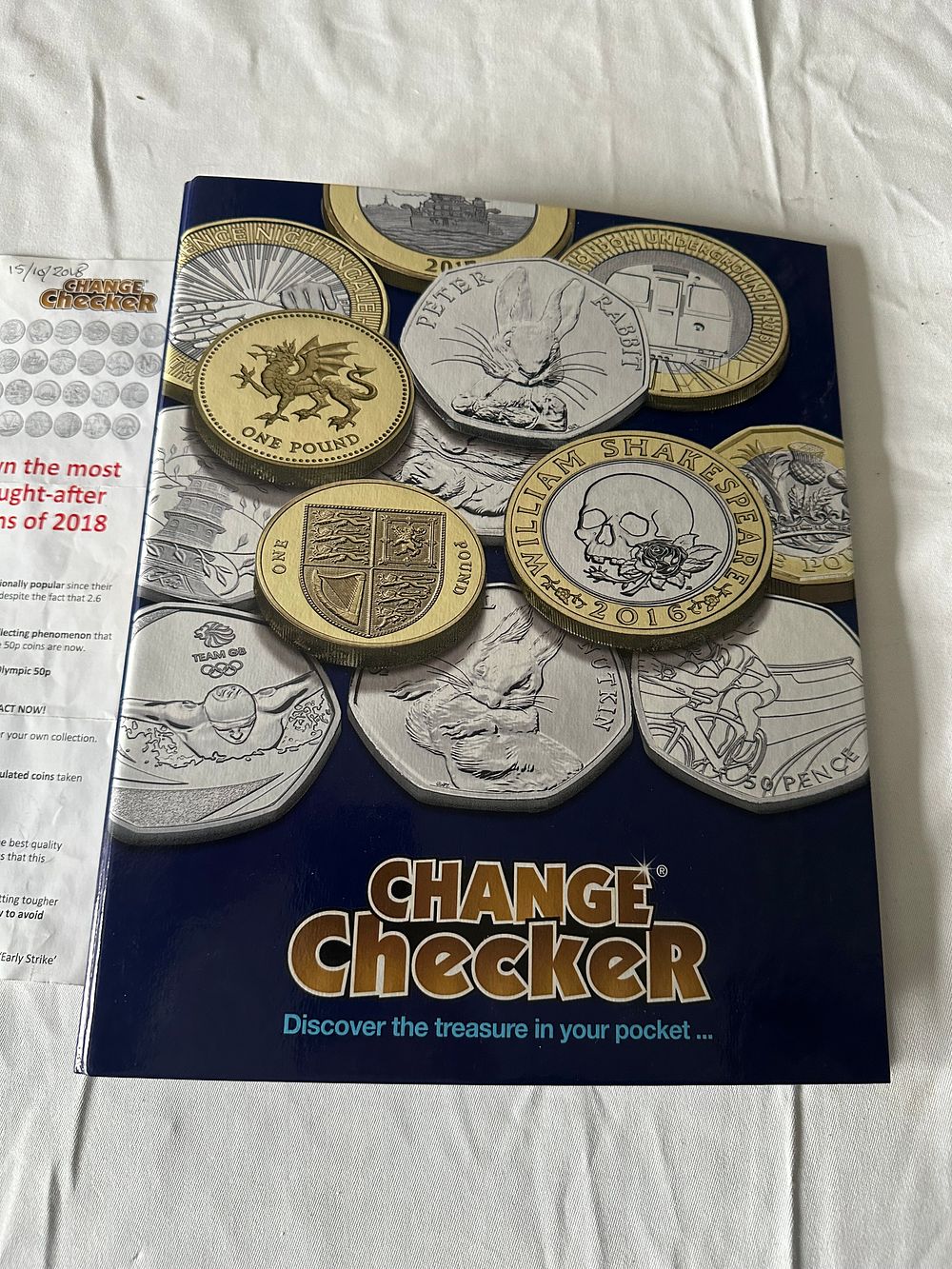 Lot 395: 2018 CHANGE CHECKER THE A-Z OF GREAT BRITAIN SEALED 10P COMPLETE SET WITH ALBUM