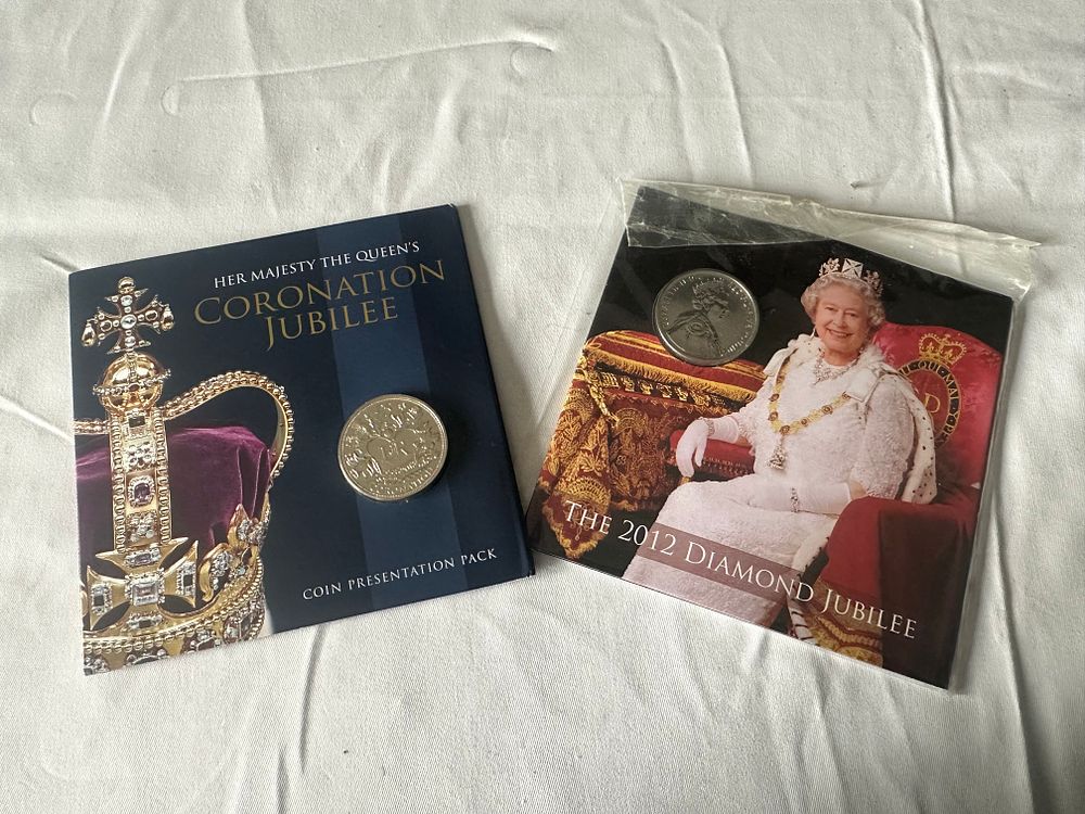 Lot 396: Set of two Coronation Jubilee Coin Packs 2012 & 2013 Elizabeth II
