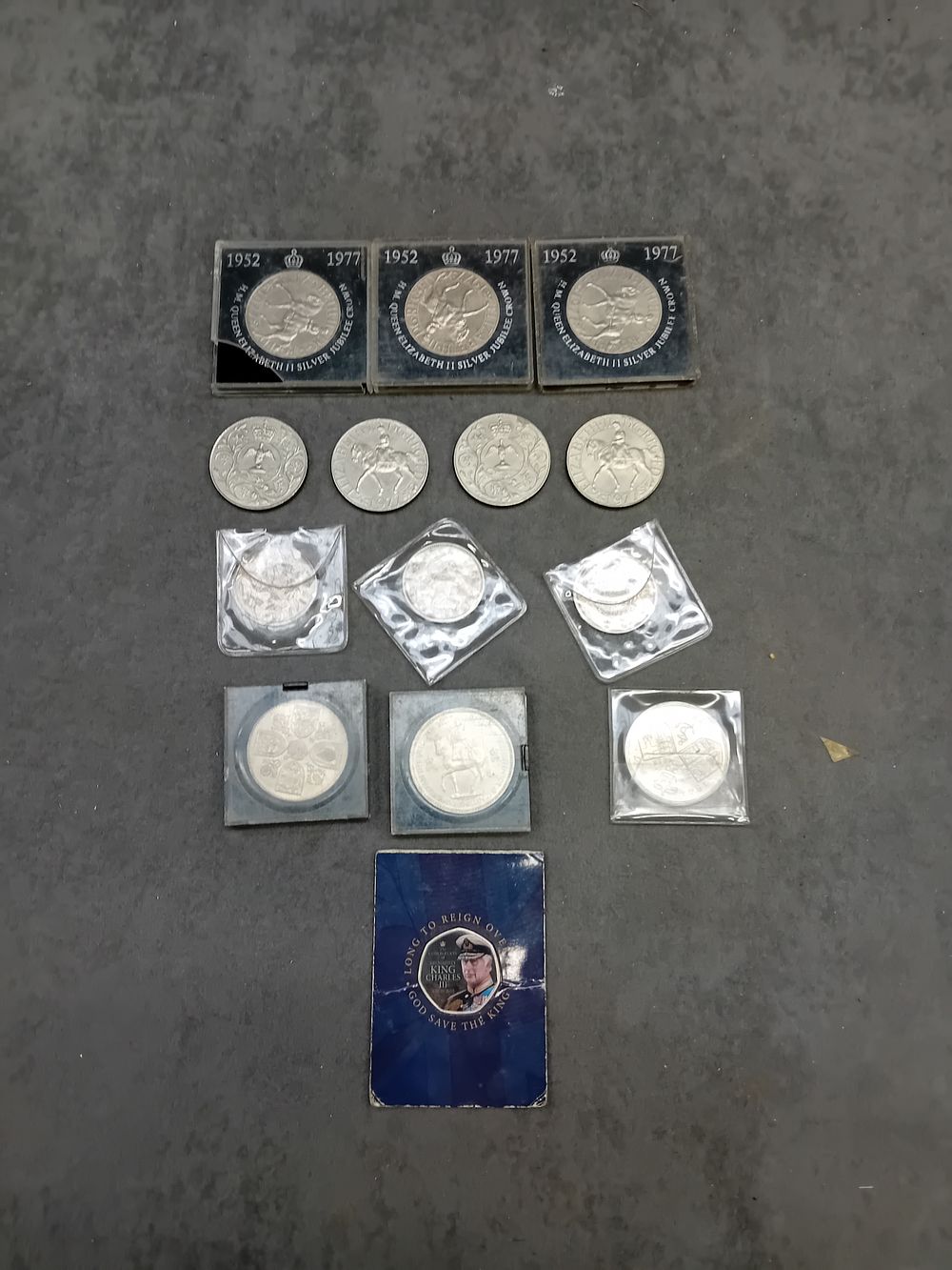 Lot 397: HUGE MIXED LOT OF COMMERTIVE COINS -  Queen...