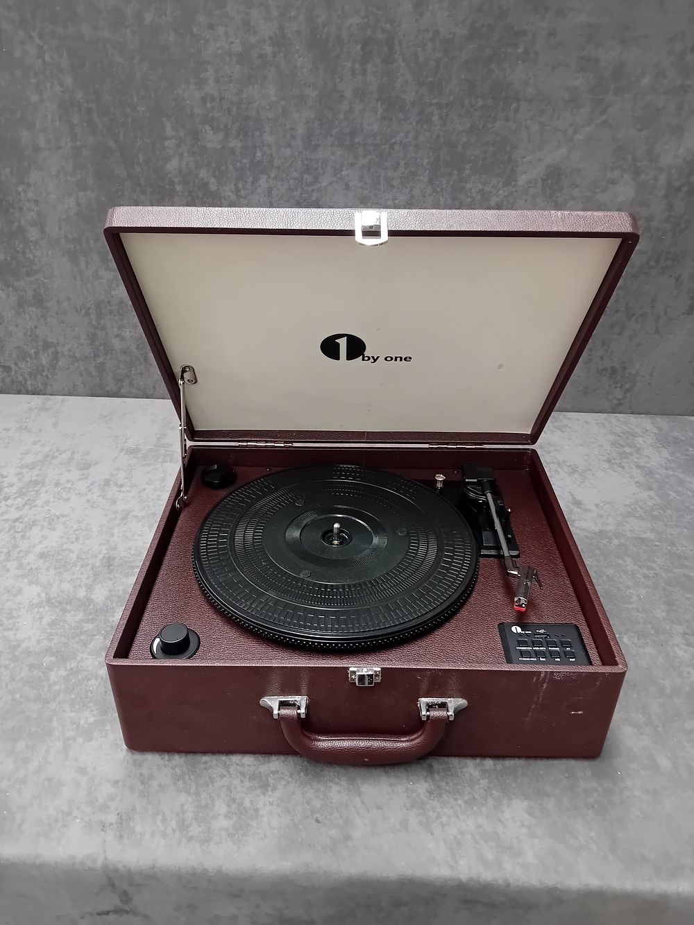 Lot 542: 1 by one record player as pictured