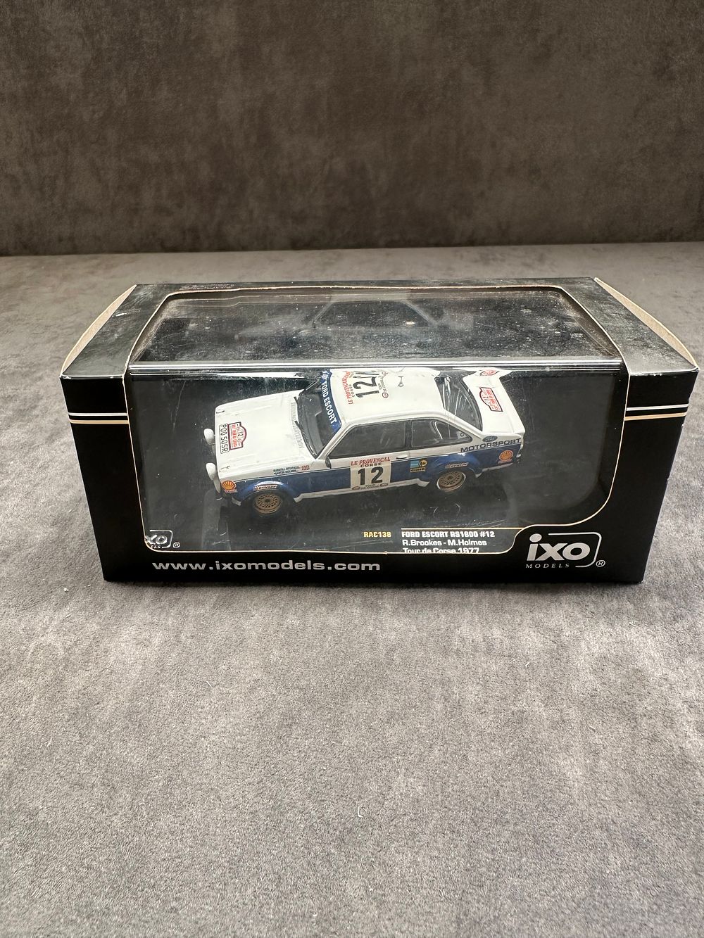 Lot 124: IXO Models Ford Escort RS1800 #12 RAC138 1:43...