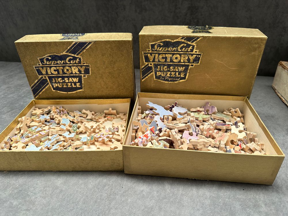 Lot 267: Pair of Supercut Victory Puzzles. The Coldstream Guards...