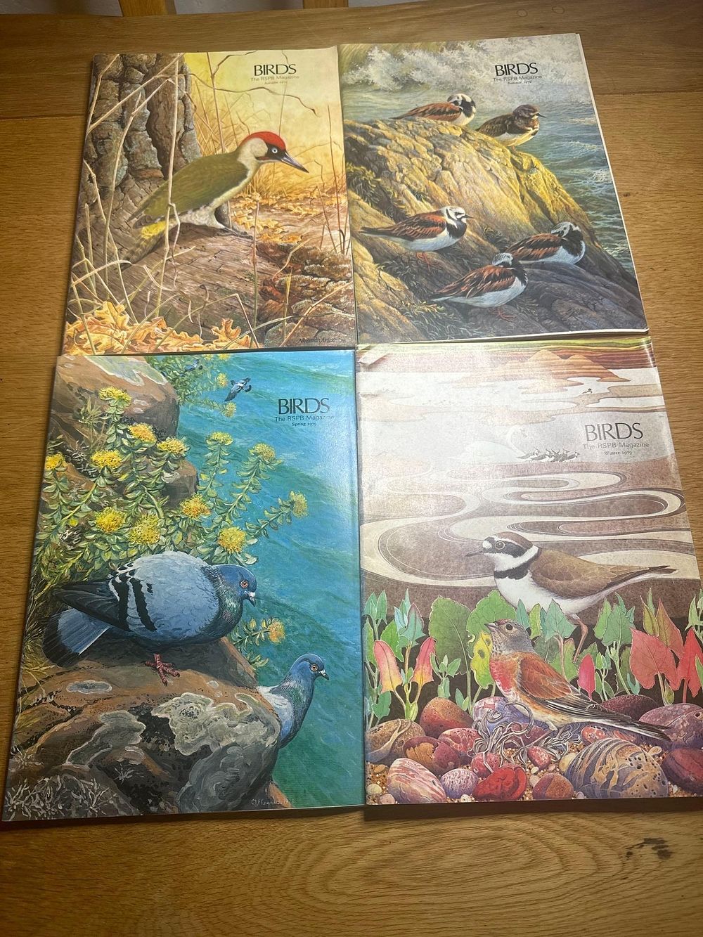 Lot 660: 1979 Birds The RSPB 4 season Issues Complete.