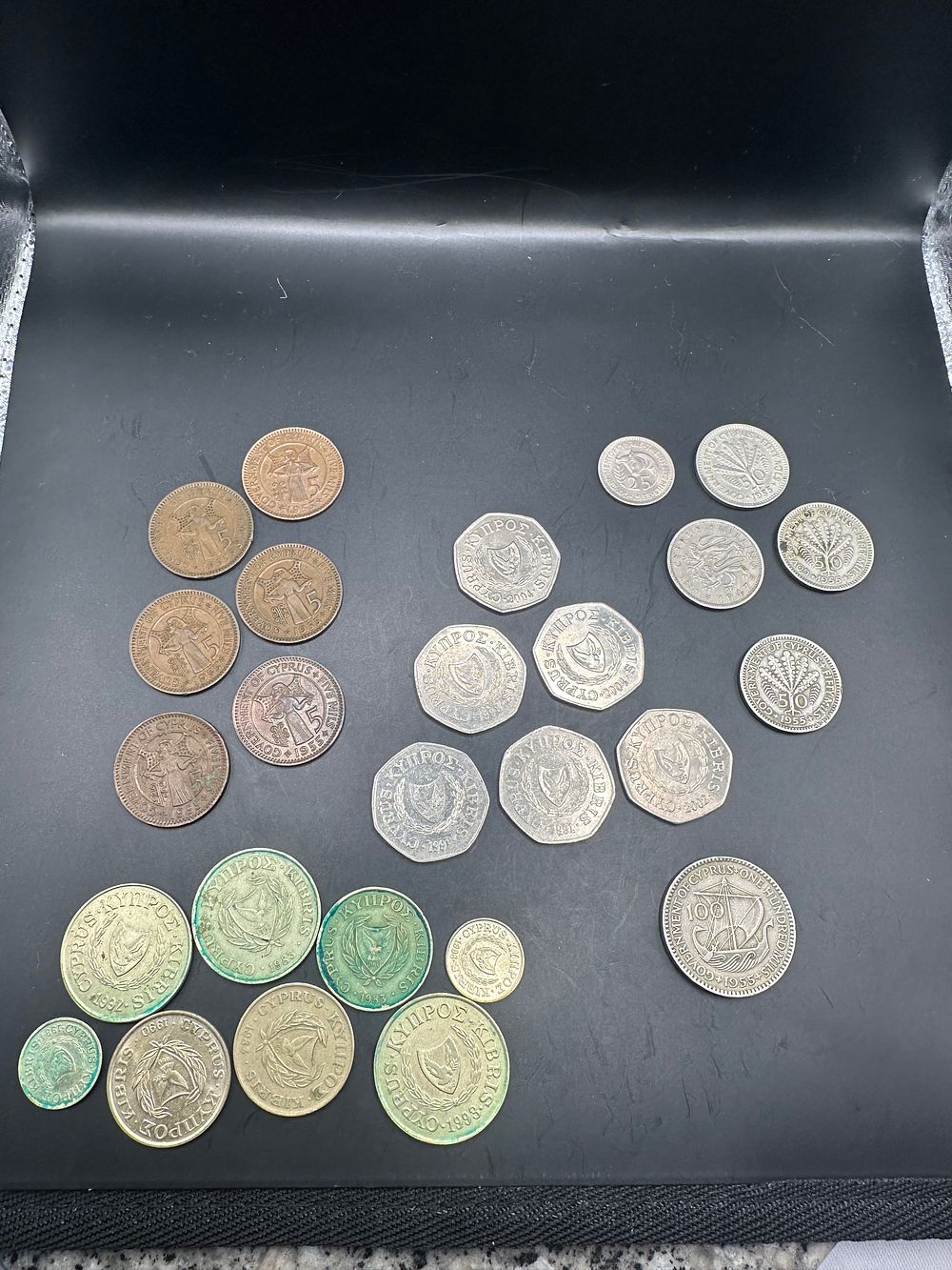 Lot 410: Mixed lot of Cyprus Coins, 1950s - 1990s...