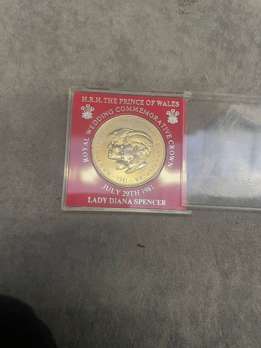 Lot 431: H.R.H THE PRINCE OF WALES ROYAL WEDDING COMMEMORATIVE...