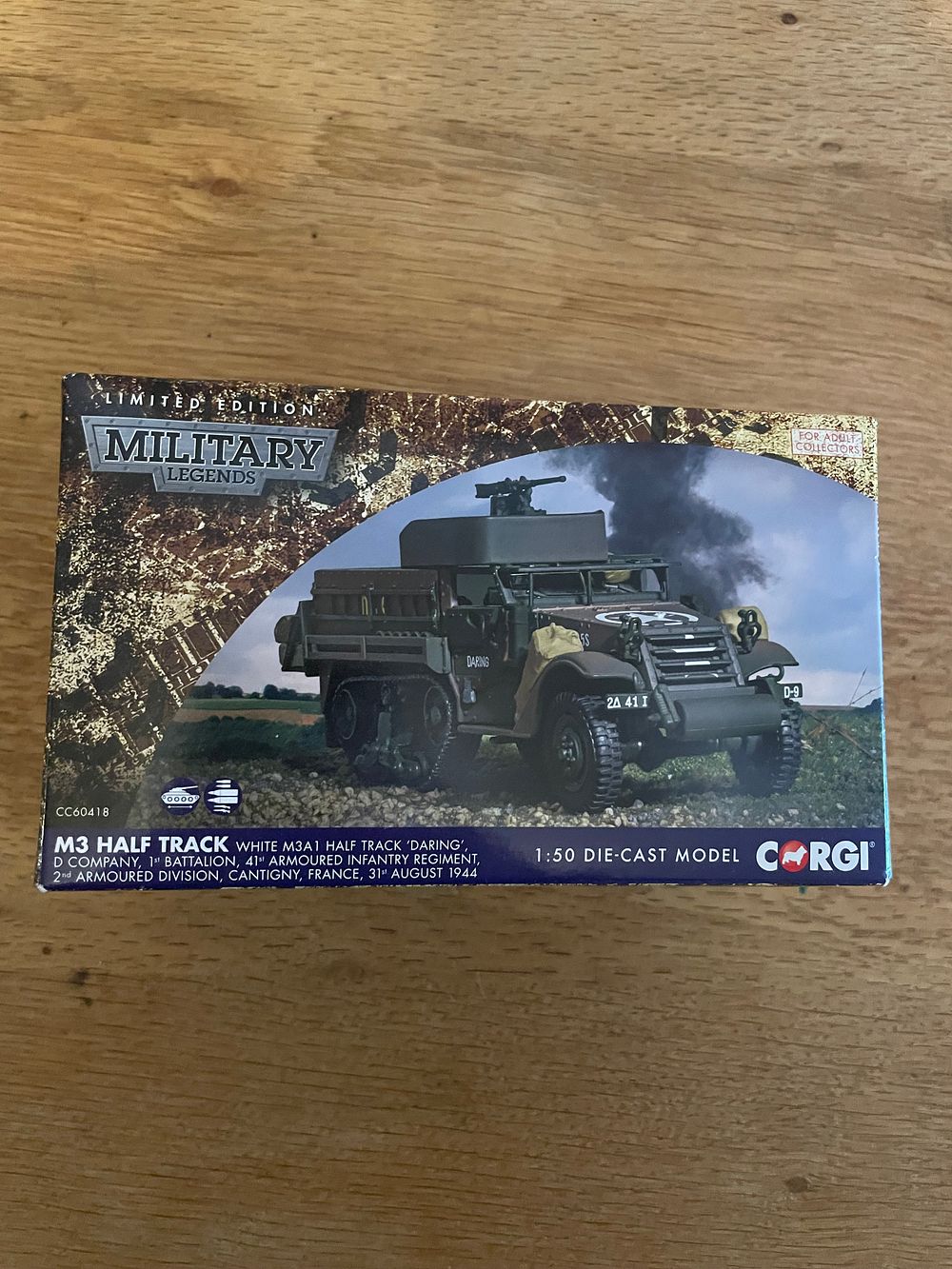 Lot 548: Corgi Military Legends 1:50 CC60418 M3 Half Track...